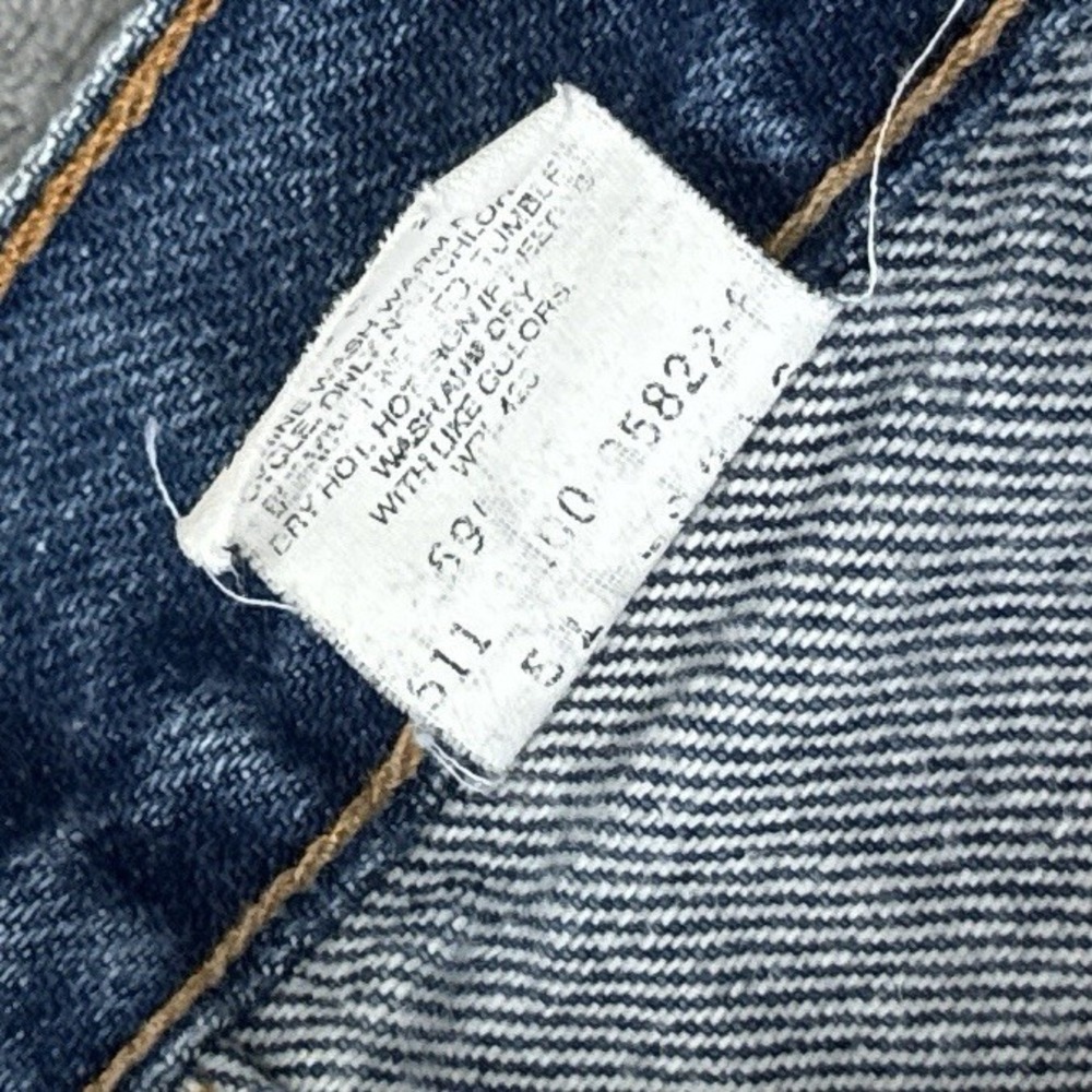 Vintage Levis Jeans Men 36x34 Fits 35x33 Blue Denim 517 Bootcut Made in USA 90s - Picture 12 of 16